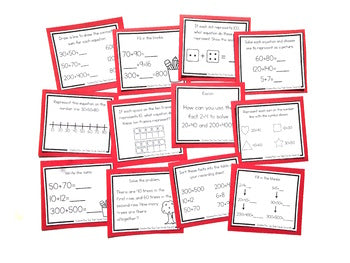 Image of Addition Strategy Task Cards: Doubles Plus Two and Extensions (Third Grade)