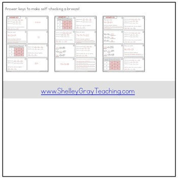Image of Addition Strategy Task Cards: Left to Right Addition (Third Grade)