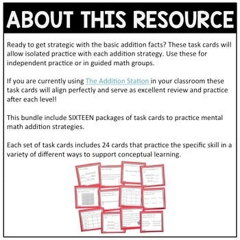 Image of Addition Strategies Task Cards: Fourth Grade Bundle (Sums to 10,000)