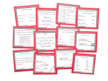 Image of Addition Strategy Task Cards: Plus Two and Extensions (Fourth Grade)
