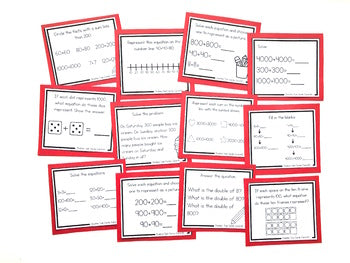 Image of Addition Strategy Task Cards: Doubles Facts and Extensions (Fourth Grade)