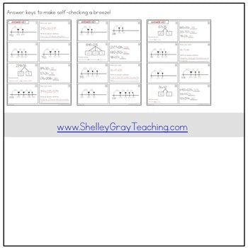 Addition Strategy Task Cards: Breaking Up the Second Number (Fourth Gr ...