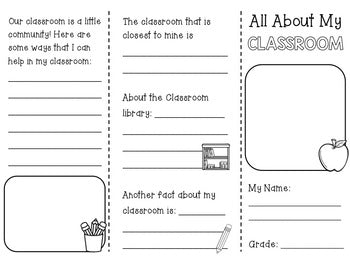 Back to School Brochure - All About My Classroom – Shelley Gray Teaching