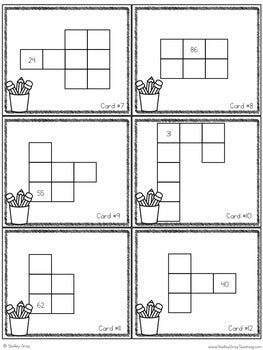 Image of Hundred Chart Math Station for Number Sense Using a 100 Chart