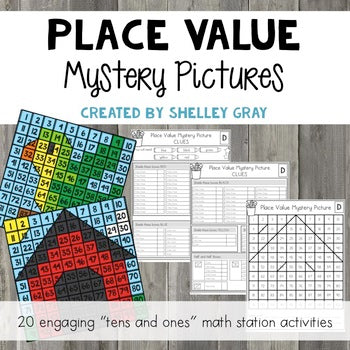 Main image for Place Value Mystery Pictures for Tens and Ones