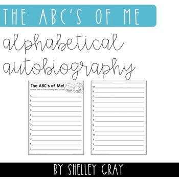 Main image for FREE Autobiography Template