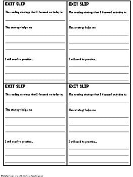 Image of Exit Tickets for Any Subject