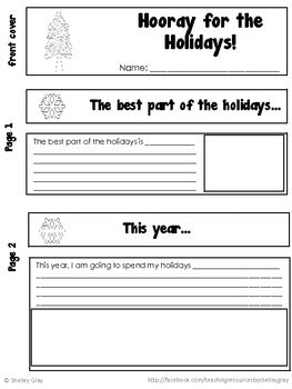 Image of Christmas Foldable Booklet