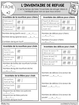 Image of FRENCH IMMERSION | "Run a Pet Shelter" Real Life Multiplication Math Project