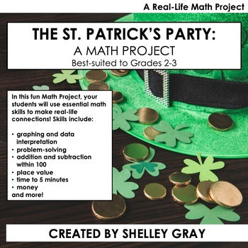 Main image for St. Patrick's Math Project for 2nd and 3rd - March Math Activities