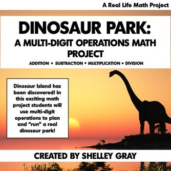Main image for Multi-Digit Math Project - Addition, Subtraction, Multiplication, Division
