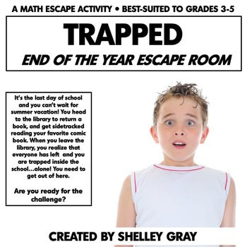 Main image for End of the Year Escape Room Activity - Trapped in the School For Summer