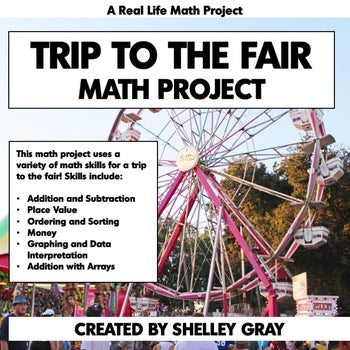 Main image for Real World Math Project for 2nd and 3rd - Place Value, Ordering, Money, Adding