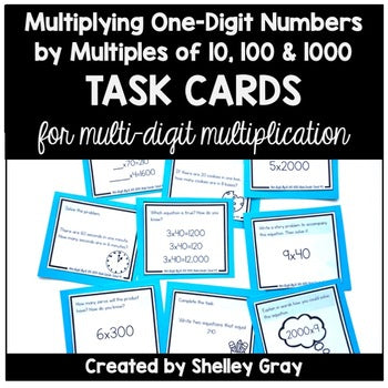 Multiplying 1-Digit Numbers by 10, 100, and 1000 - Multi-Digit Multipl ...