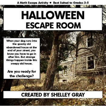 Main image for Halloween Escape Room - October Math Activity