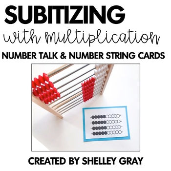 Main image for Multiplication Subitizing Cards - to Use For Number Talks and Number Strings