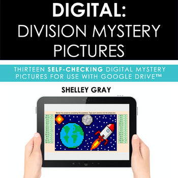 Main image for Division Mystery Pictures for Basic Fact Practice - Self-Checking and DIGITAL