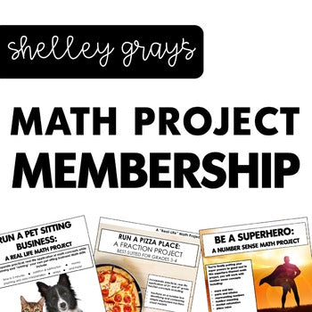 Main image for Math Projects MEMBERSHIP | Real Life Math Projects