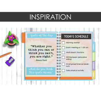 Image of DIGITAL Notebook Templates: Tie Dye Theme | Personal/Classroom Use