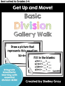 Main image for Division Around the Room Gallery Walk for Basic Division Facts