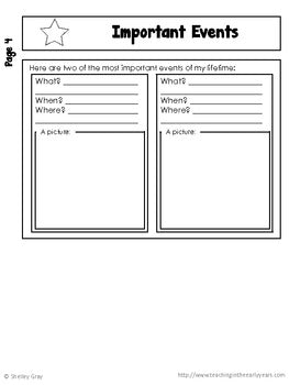 Image of All About Me Foldable Booklet