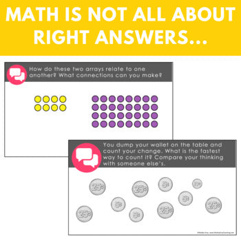 Image of Number Talks - Daily Math Conversations to Boost Number Sense Grade 3 4 5 BUNDLE