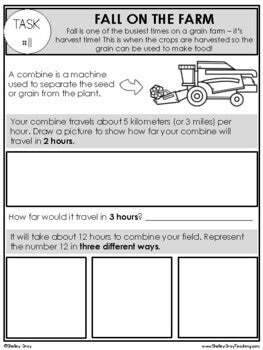 Image of Free Math and Science Project - Grade 1 - Print and Digital