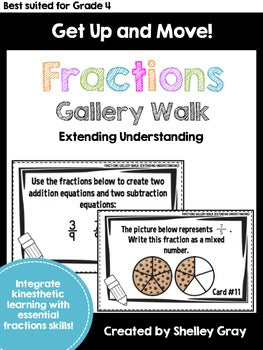 Main image for Fractions Around the Room Gallery Walk