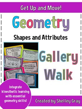 Main image for Geometry Around the Room Gallery Walk - Shapes and Attributes
