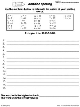Main image for FREE Spelling Activities