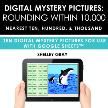 Main image for Rounding Within 10,000 to the Nearest 10, 100 and 1,000 Digital Mystery Pictures