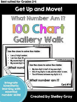 Main image for 100 Chart Around the Room Gallery Walk