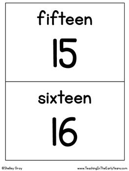 Image of Number Posters For Numbers 1-100