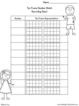 Image of Back-to-School Number Sense Math Centers for numbers 1-20