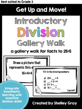 Main image for Division Facts to 25 Around the Room Gallery Walk