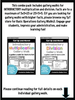 Image of Multiplication and Division to 25 Around the Room Gallery Walk