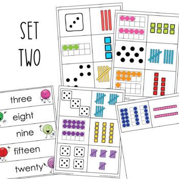 Image of Subitizing Sorts - Quantities to 20 Ten Frames, Tally Marks, Dot Patterns 