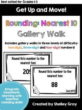 Main image for Rounding to the Nearest 10 Around the Room Gallery Walk