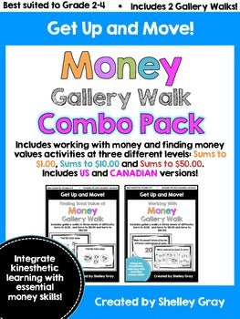 Main image for Money Activities - Around the Room Gallery Walk Bundle