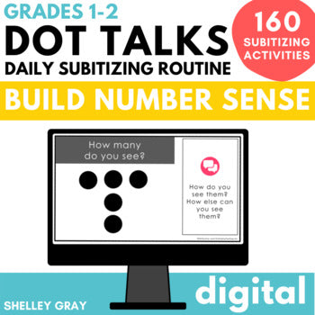 Main image for Subitizing Dot Talks for Number Talks; Subitize for Number Sense Grades 1-2