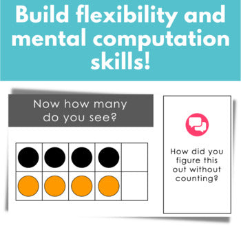 Subitizing Dot Talks for Number Talks; Subitize for Number Sense Grade ...