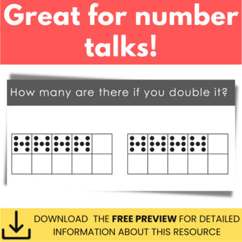 Image of Subitizing Dot Talks for Number Talks; Subitize for Number Sense Grades 5-6