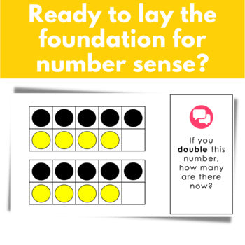 Image of Subitizing Dot Talks for Number Talks, Building Number Sense, Grades 1-6 Bundle