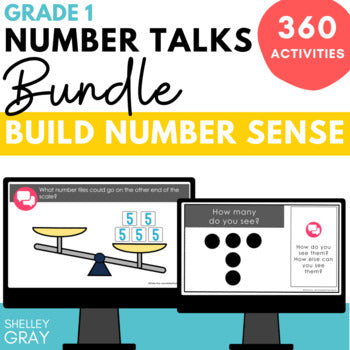 Main image for Number Talks Bundle for Grade 1: Dot Talks and Math Conversations