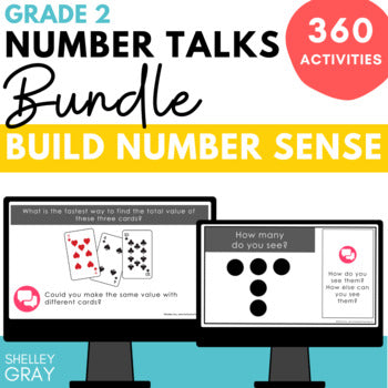 Main image for Number Talks Bundle for Grade 2: Dot Talks and Math Conversations