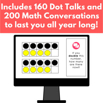 Image of Number Talks Bundle for Grade 3: Dot Talks and Math Conversations