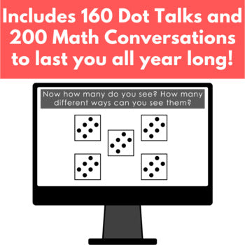 Image of Number Talks Bundle for Grade 5: Dot Talks and Math Conversations