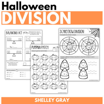 Main image for Halloween Math Worksheets for Division