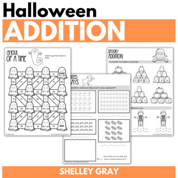 Main image for Halloween Math Worksheets for Addition