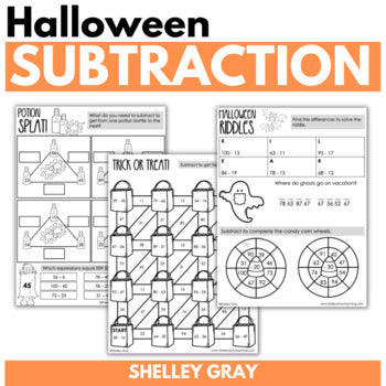 Main image for Halloween Math Worksheets for Subtraction